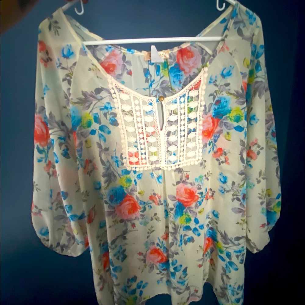 Beautiful see through blouse